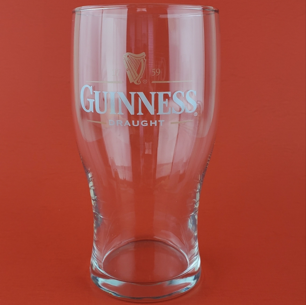 Guinness Draught Beer Pint Glass